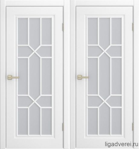 Межкомнатная дверь Loren Белый Эмаль (Лига дверей)