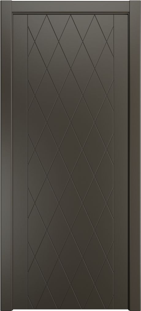 Глухая межкомнатная дверь ID-W Гриджио Эмаль (Мильяна)