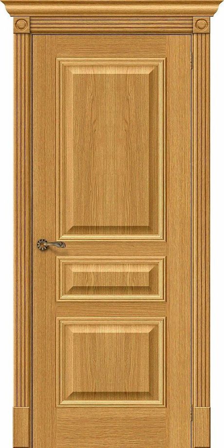 Межкомнатная дверь глухая Вуд Классик-14 Wood Classic Natur Oak (Mr.wood)