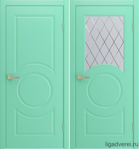 Межкомнатная дверь Donna Бирюза Эмаль (Лига дверей)