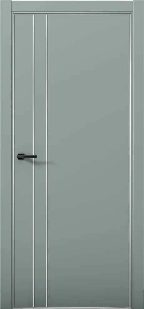 Межкомнатная дверь ESTETICA 04 Deep Green Анодированная кромка AL (Brandoors)