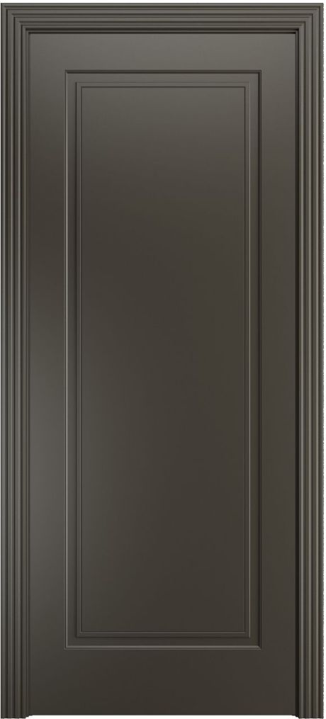 Глухая межкомнатная дверь Бруклин-1 Гриджио Эмаль (Бипи Дорс)