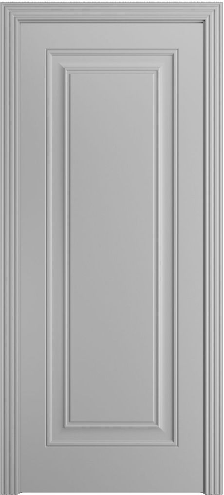 Глухая межкомнатная дверь Версаль-Ф Светло серая Эмаль (Мильяна)