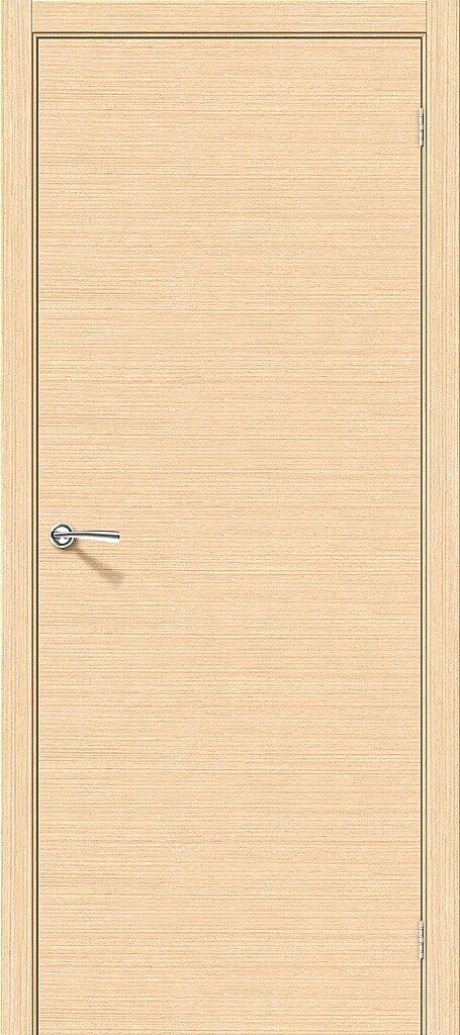 Межкомнатная дверь глухая Соло-0.H Ф-22 (БелДуб) (BRAVO)