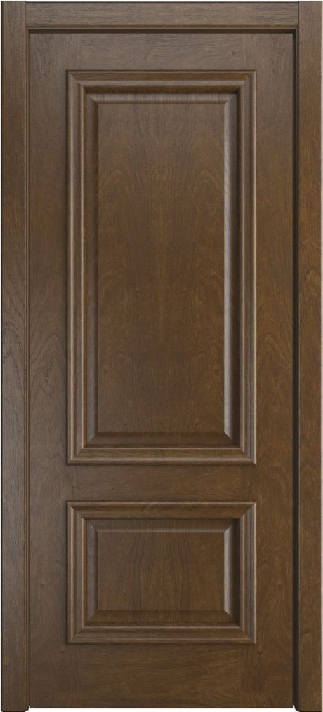 Глухая межкомнатная дверь Бристоль Премиум Дуб виски Шпон (Мильяна)