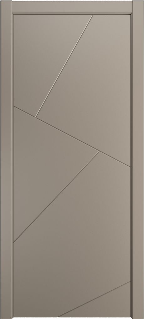 Глухая межкомнатная дверь ID-VL Латте Эмаль (Мильяна)