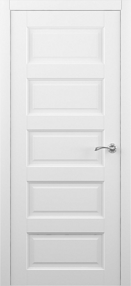 Глухая межкомнатная дверь Эрмитаж-6 Белый Vinyl (ALBERO)