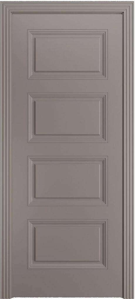 Глухая межкомнатная дверь Манхэттен-4 Темно-серый Эмаль (Бипи Дорс)