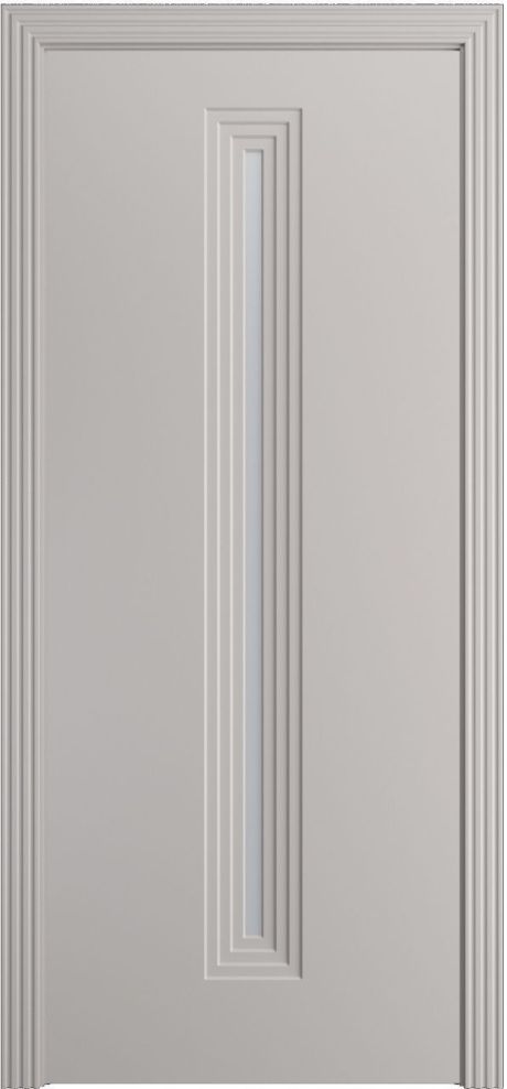 Межкомнатная дверь со стеклом Каролина-4 Агат Эмаль (Бипи Дорс)