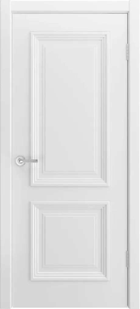 Глухая межкомнатная дверь Скалино Белый Эмаль (Шейл Дорс)