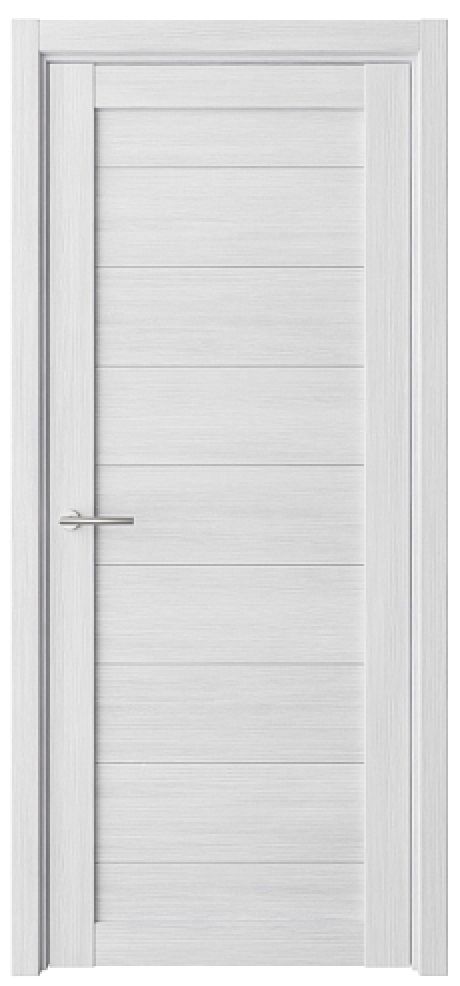 Глухая межкомнатная дверь Мюнхен ширина 90 см Кедр снежный Эко-шпон (ALBERO)