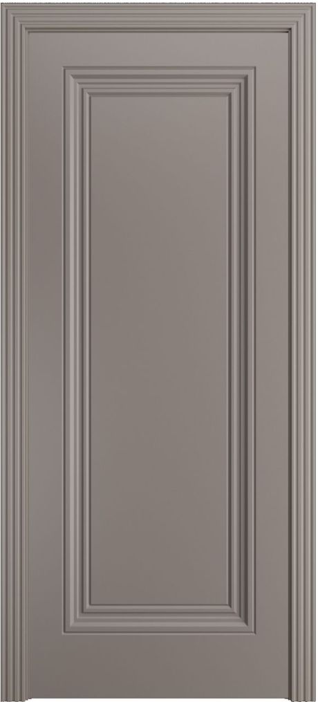 Глухая межкомнатная дверь Версаль-Ф Премиум Темно-серый Эмаль (Мильяна)