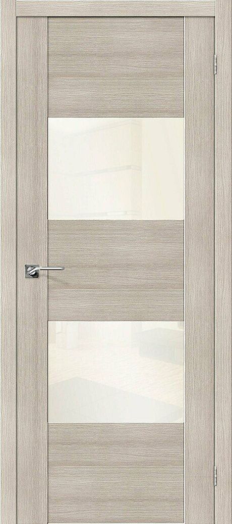 Межкомнатная дверь остекленная VG2 WР Cappuccino Veralinga (ĒLPORTA)