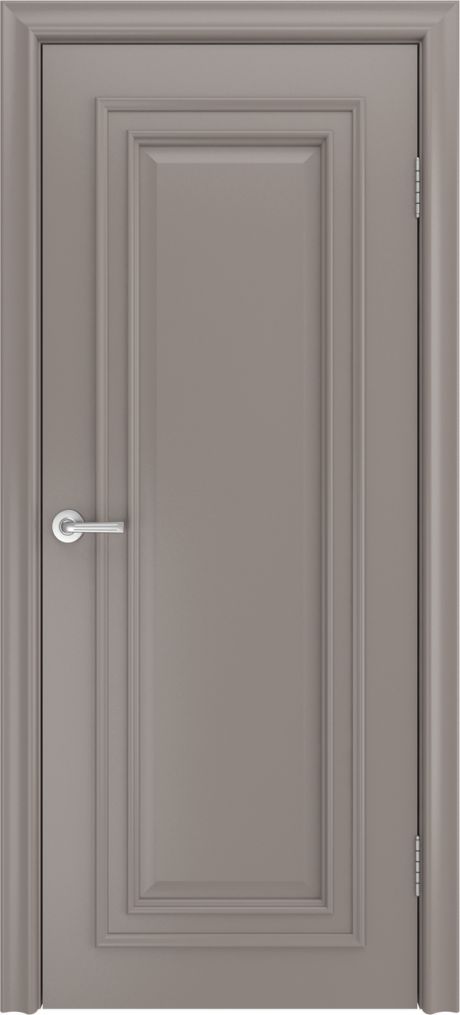 Глухая межкомнатная дверь Бристоль Верона Темно-серый Эмаль (Мильяна)